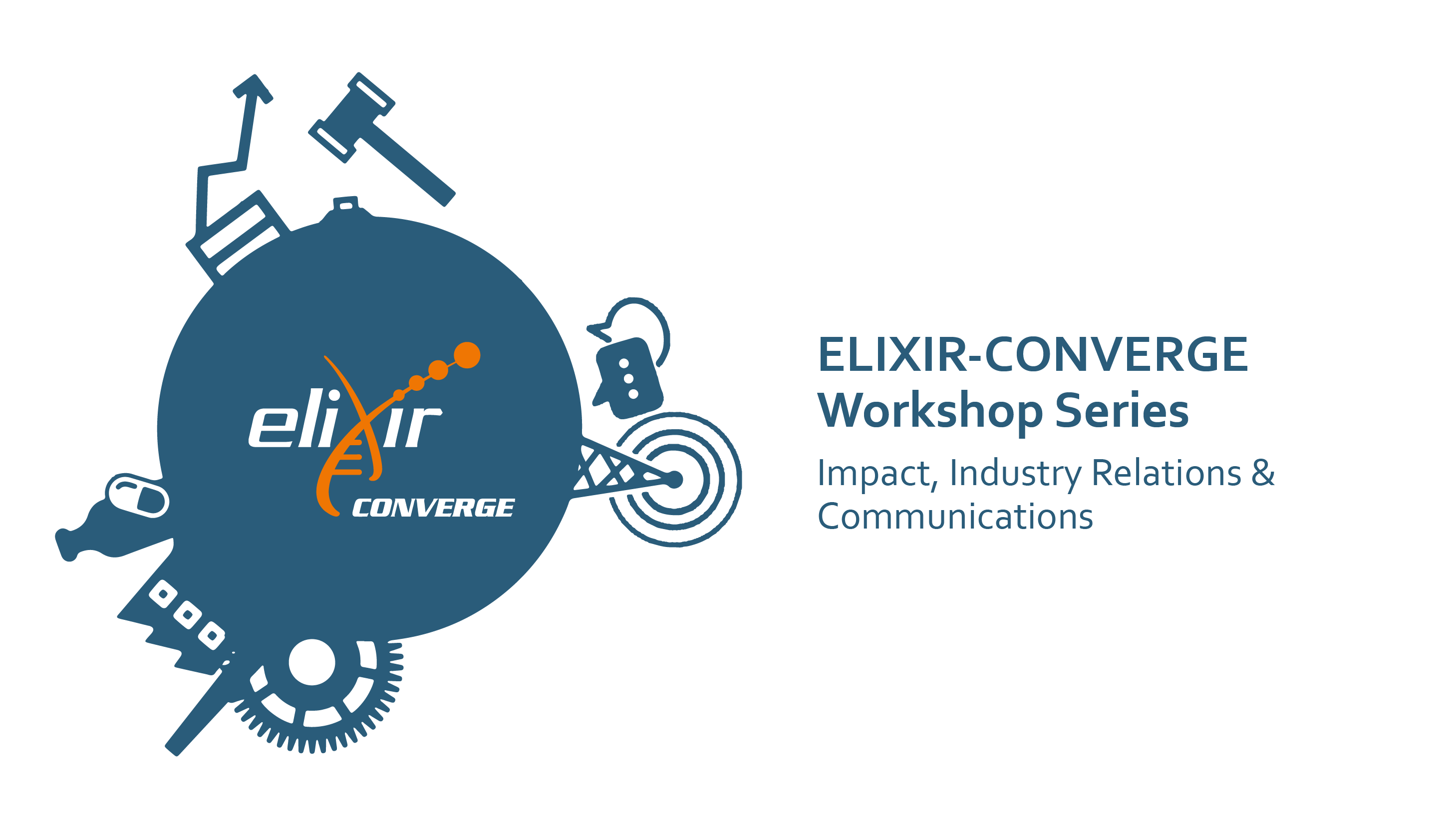 CONVERGE workshop series icon for communications, impact and industry relations